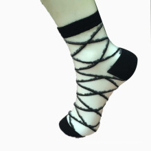 Crystal silk socks female stocking candy color women summer breathable ultra-thin ankle socks  wholesale factory